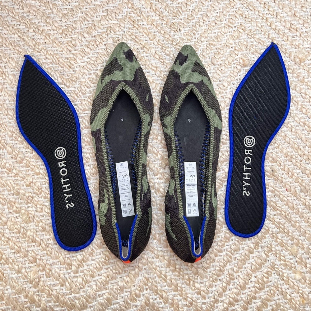 Rothy's The Point Olive Camo - Picture 9 of 9